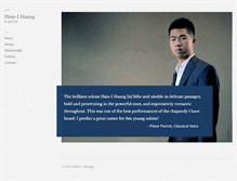 Tablet Screenshot of hsinihuang.com